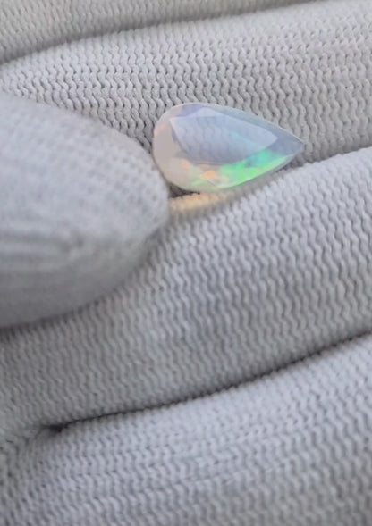 Moth ring • Opal & silver • Custom crafted