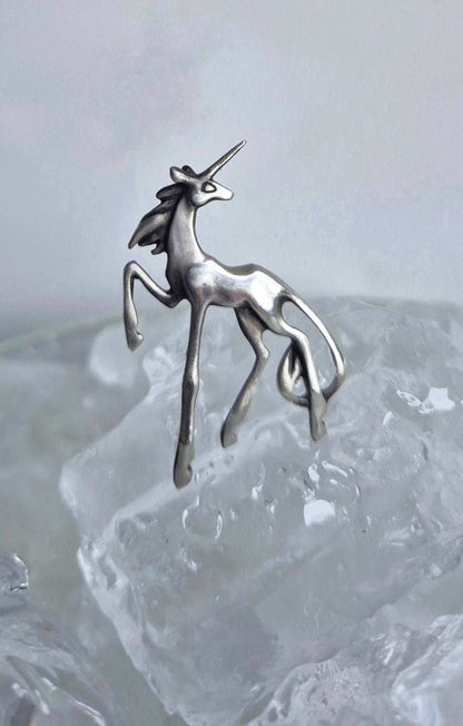 Collier Licorne en Argent - Bijoux en argent de conte de fées faits à la main